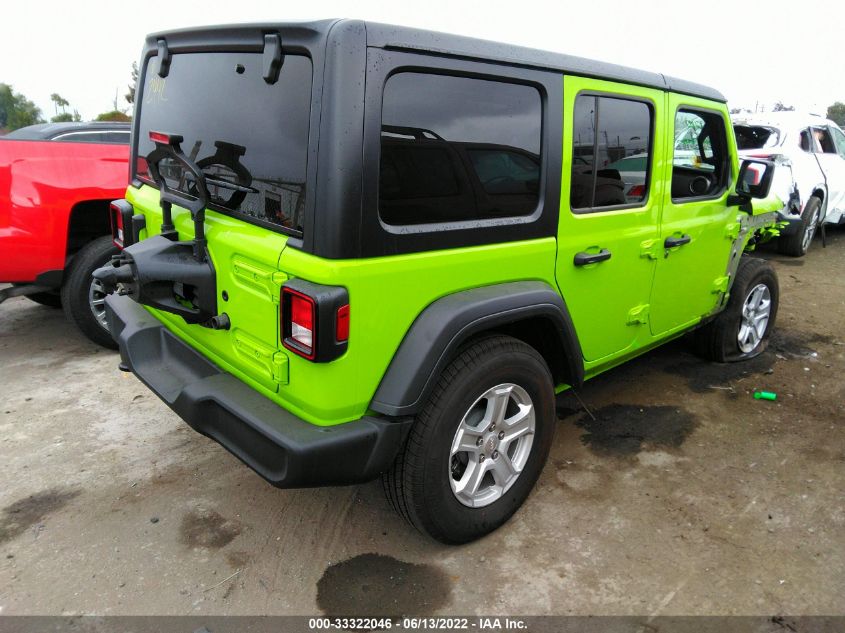 2021 JEEP WRANGLER UNLIMITED SPORT S 1C4HJXDN6MW832802