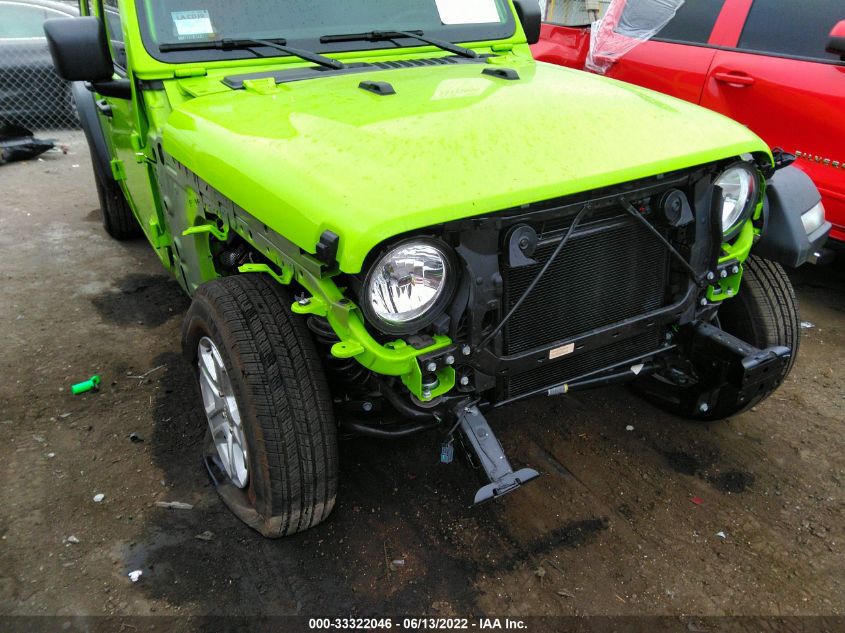 2021 JEEP WRANGLER UNLIMITED SPORT S 1C4HJXDN6MW832802