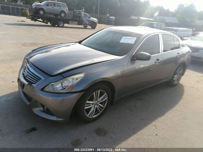 2013 INFINITI G37 SEDAN X JN1CV6AR5DM750218