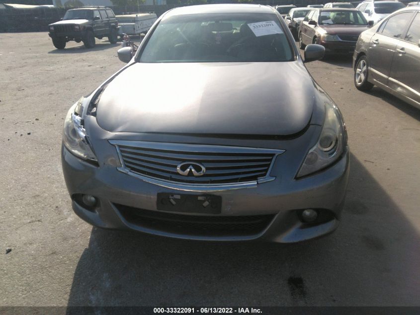2013 INFINITI G37 SEDAN X JN1CV6AR5DM750218