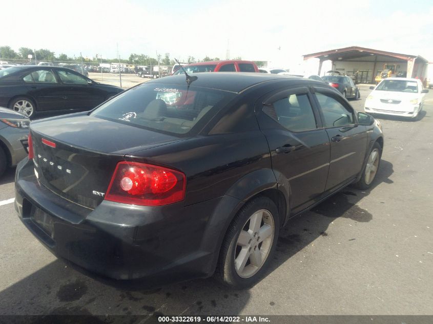 2013 DODGE AVENGER SXT 1C3CDZCB0DN613252
