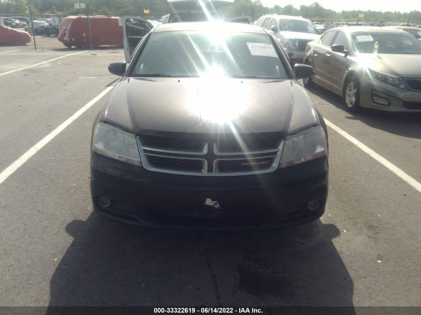 2013 DODGE AVENGER SXT 1C3CDZCB0DN613252