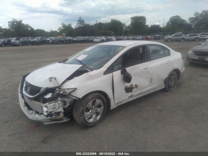 2013 HONDA CIVIC SDN LX 2HGFB2F57DH568171