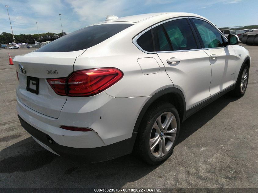 2016 BMW X4 XDRIVE28I 5UXXW3C54G0R19014