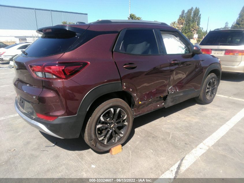 2022 CHEVROLET TRAILBLAZER LT KL79MPS25NB093612