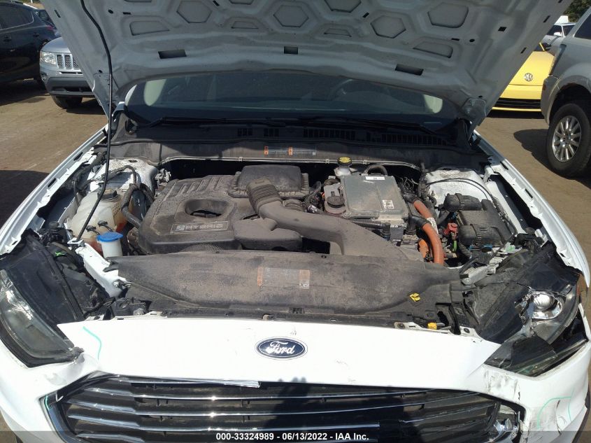 2019 FORD FUSION HYBRID SE 3FA6P0LU5KR197728