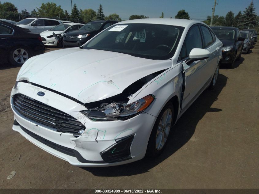 2019 FORD FUSION HYBRID SE 3FA6P0LU5KR197728