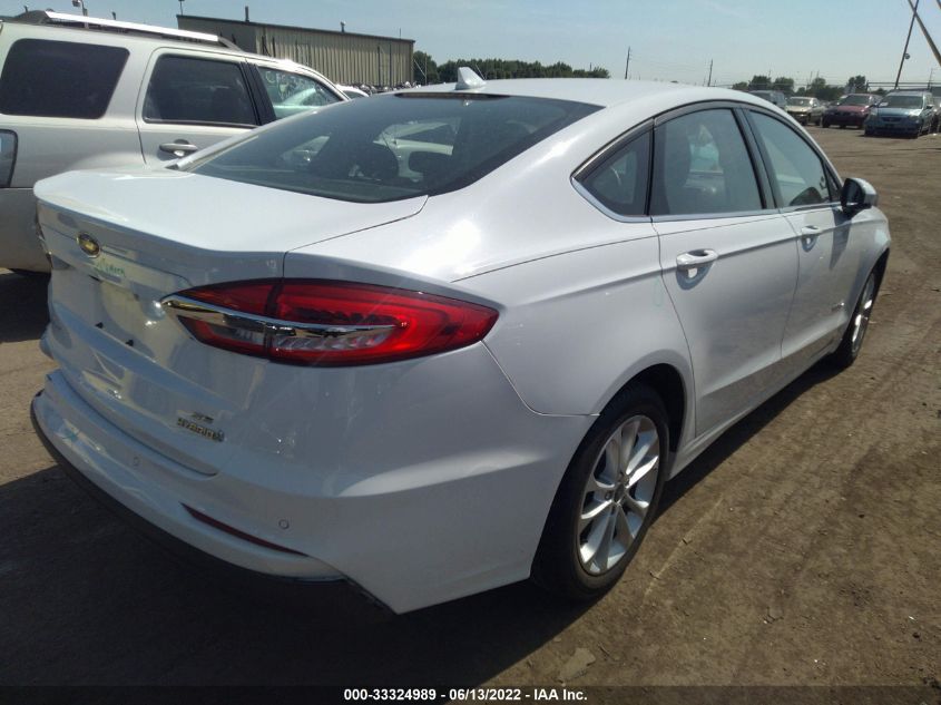 2019 FORD FUSION HYBRID SE 3FA6P0LU5KR197728