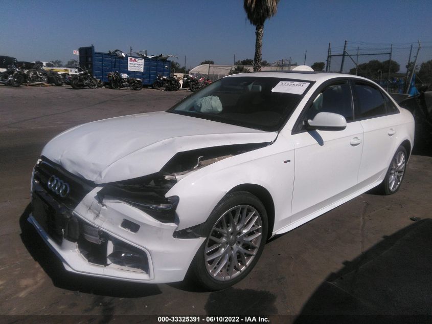 2015 AUDI A4 PREMIUM WAUBFCFL7FN002590