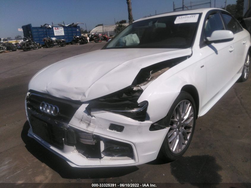 2015 AUDI A4 PREMIUM WAUBFCFL7FN002590