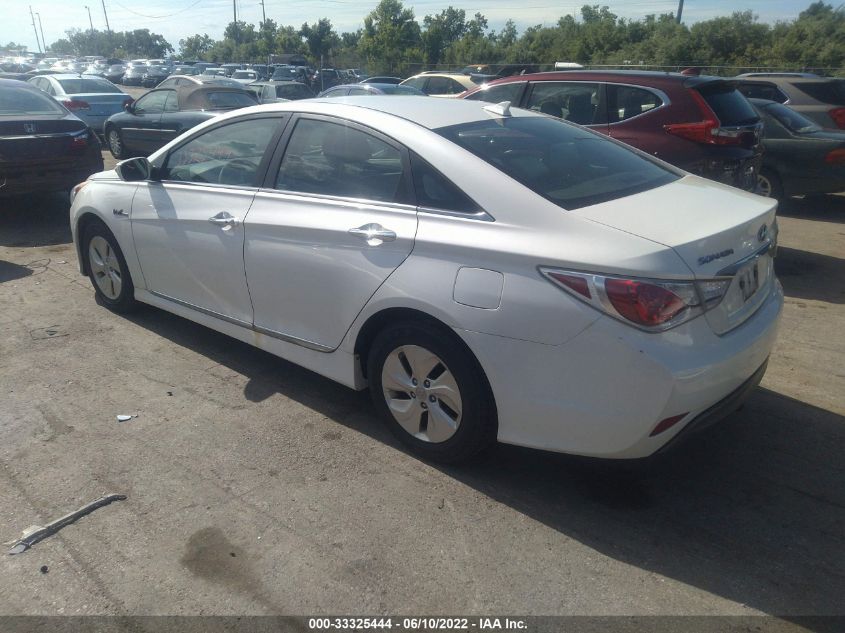 2013 HYUNDAI SONATA HYBRID KMHEC4A48DA087227