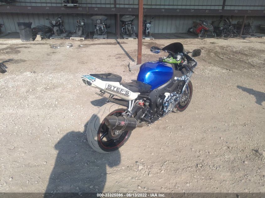 2005 YAMAHA YZFR6 L JYARJ06E25A022697