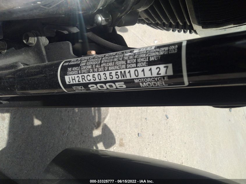 2005 HONDA VT750 CA JH2RC50355M101127