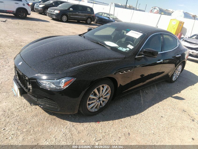 2014 MASERATI GHIBLI ZAM57XSAXE1090268