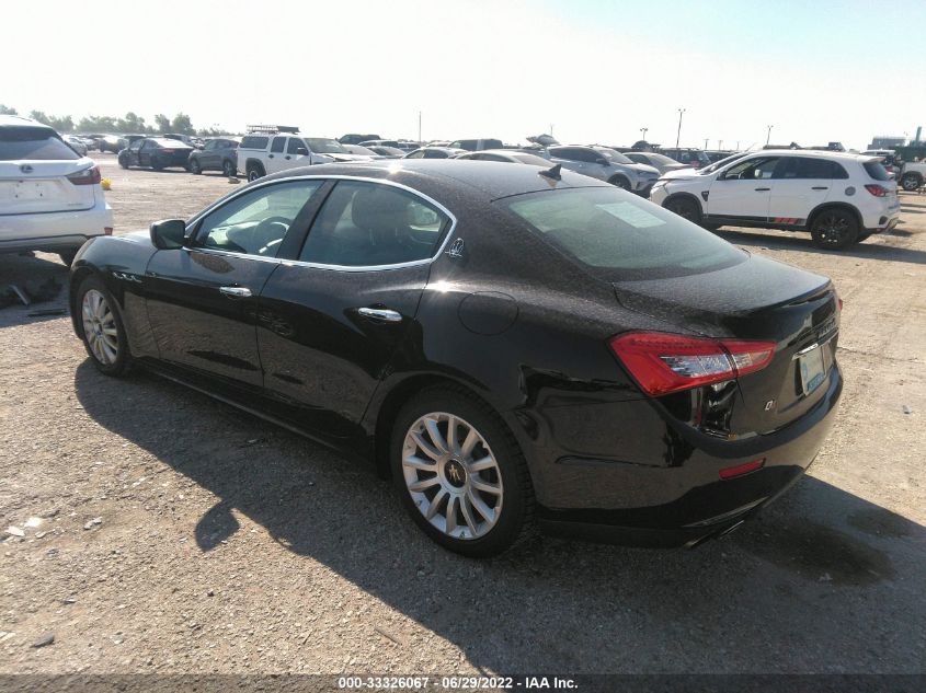 2014 MASERATI GHIBLI ZAM57XSAXE1090268