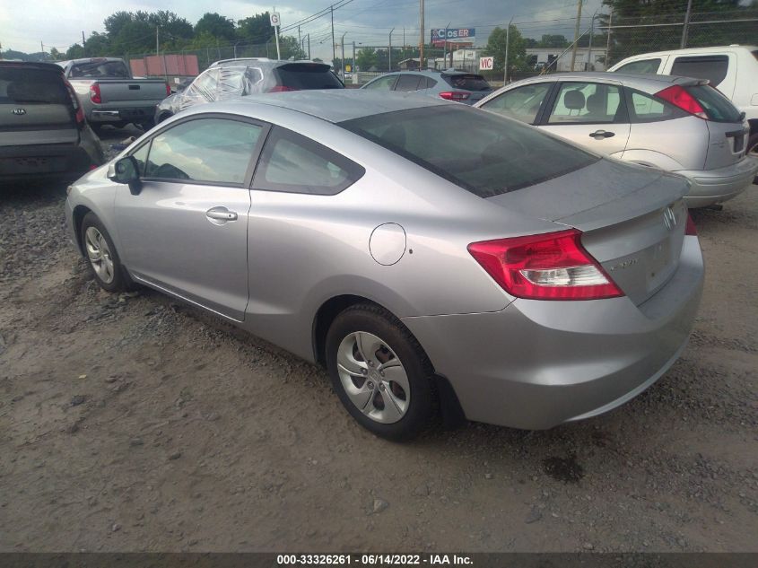 2013 HONDA CIVIC CPE LX 2HGFG3B52DH512944
