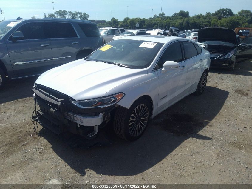 2018 FORD FUSION HYBRID TITANIUM/PLATINUM 3FA6P0RU8JR143491