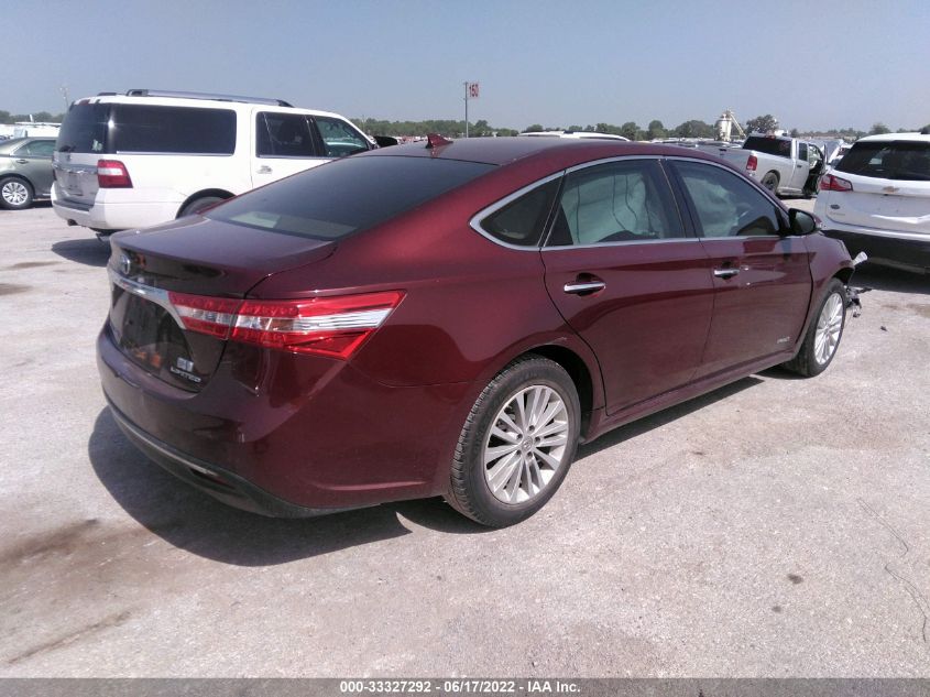2013 TOYOTA AVALON HYBRID HYBRID/PREM/TOUR/LTD 4T1BD1EB0DU005206