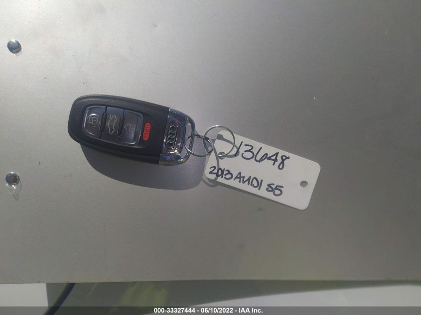 2013 AUDI S5 PREMIUM PLUS WAUCGAFH9DN017591