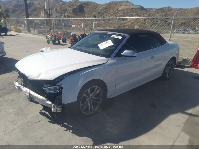 2013 AUDI S5 PREMIUM PLUS WAUCGAFH9DN017591