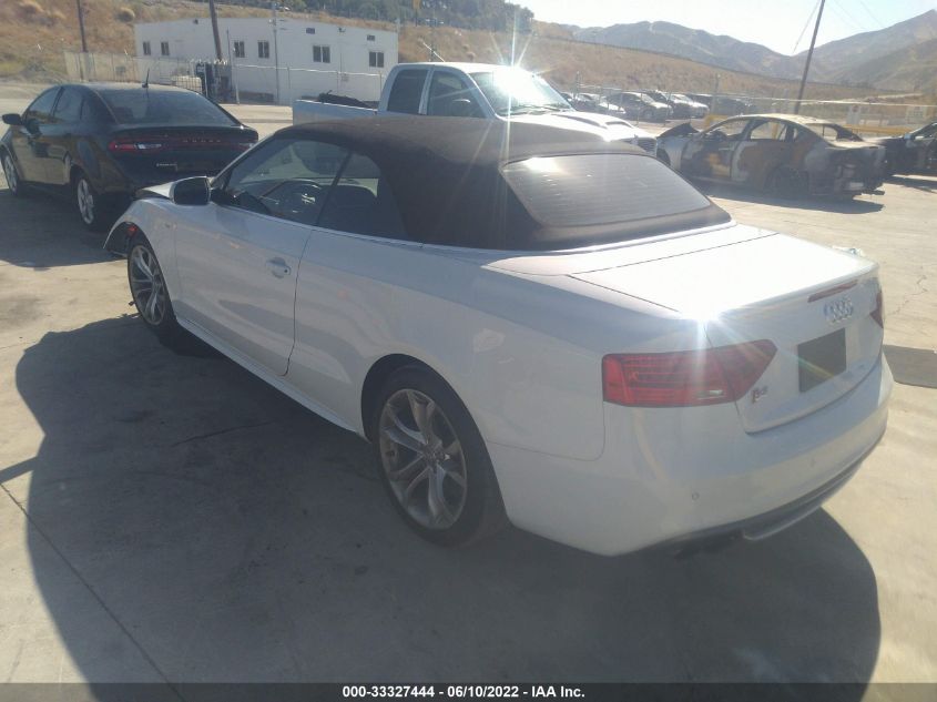 2013 AUDI S5 PREMIUM PLUS WAUCGAFH9DN017591