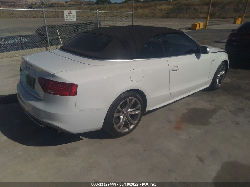 2013 AUDI S5 PREMIUM PLUS WAUCGAFH9DN017591
