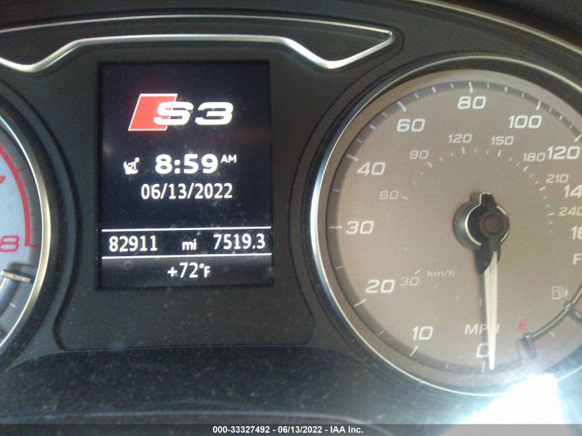 2015 AUDI S3 2.0T PRESTIGE WAUFFHFF2F1073924