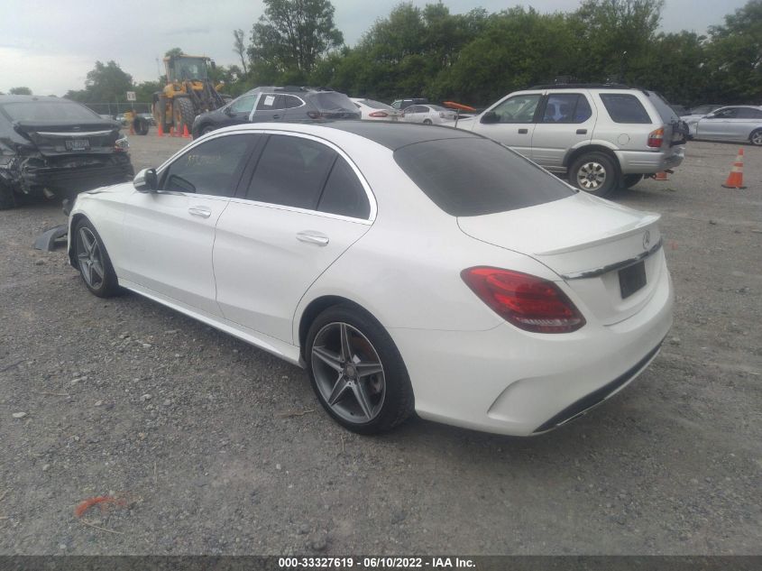 2016 MERCEDES-BENZ C-CLASS C 300 55SWF4KB4GU108064