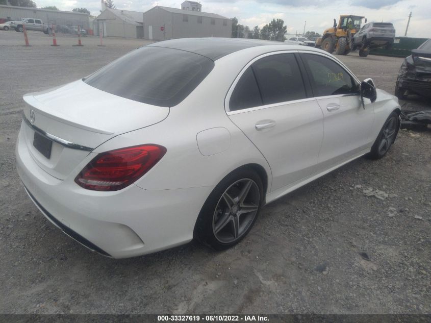 2016 MERCEDES-BENZ C-CLASS C 300 55SWF4KB4GU108064