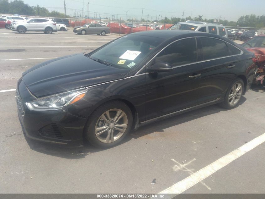 5NPE34AFXKH761762 HYUNDAI SONATA 2019 Photo 2