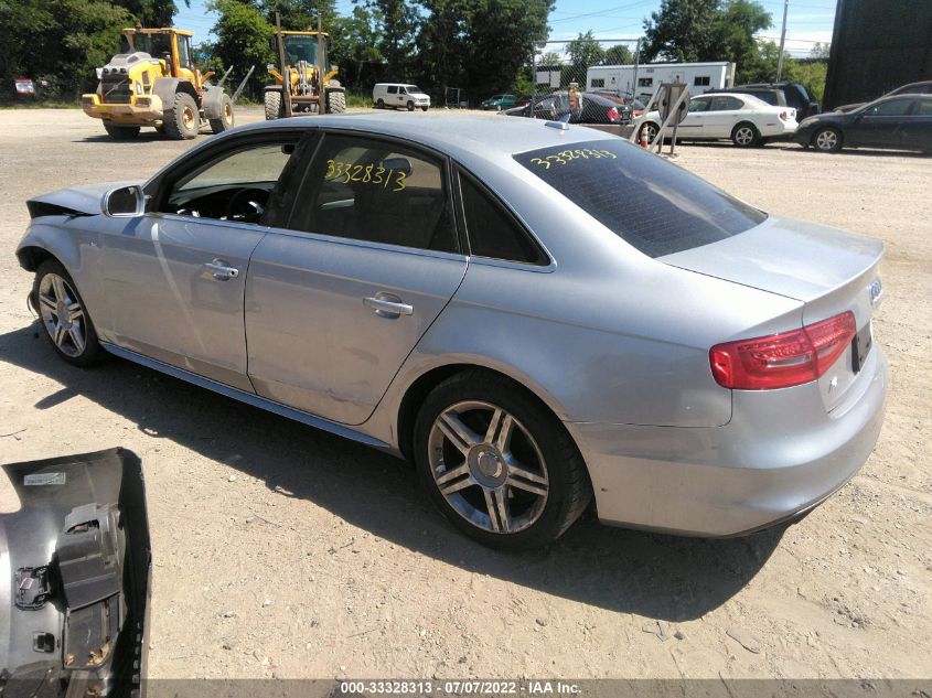 2015 AUDI A4 PREMIUM PLUS WAUFFAFL6FN038485