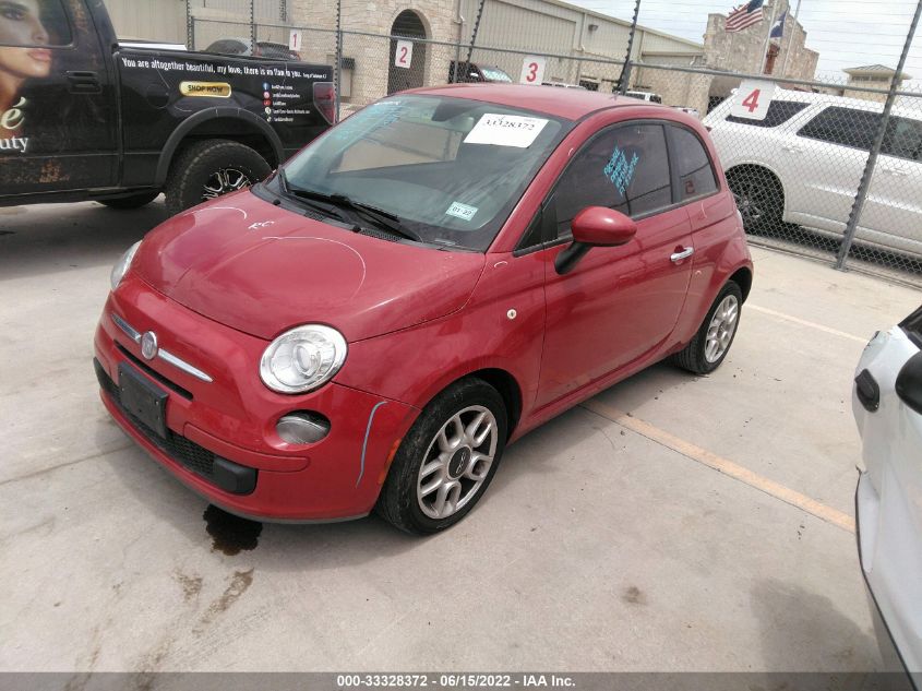 2013 FIAT 500 POP 3C3CFFAR0DT511491