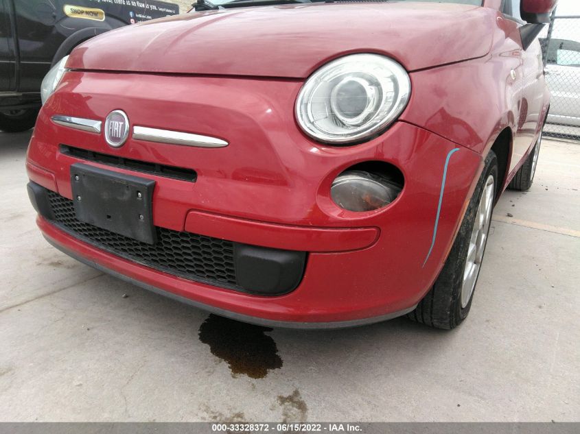 2013 FIAT 500 POP 3C3CFFAR0DT511491