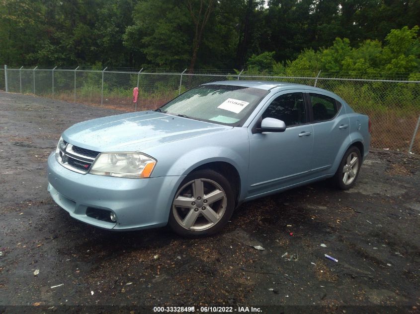 2013 DODGE AVENGER SXT 1C3CDZCB6DN740751