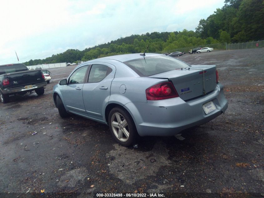 2013 DODGE AVENGER SXT 1C3CDZCB6DN740751