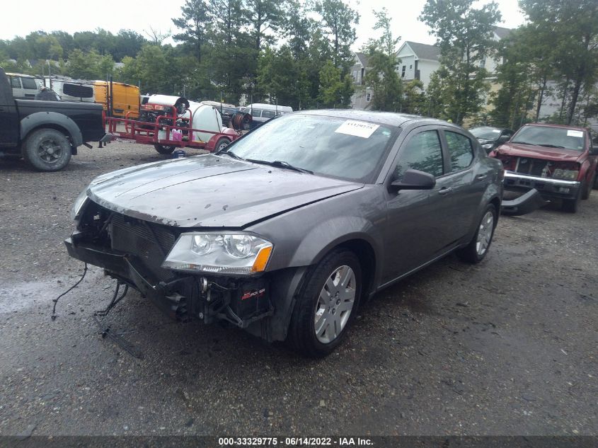 2013 DODGE AVENGER SE 1C3CDZAB6DN598811