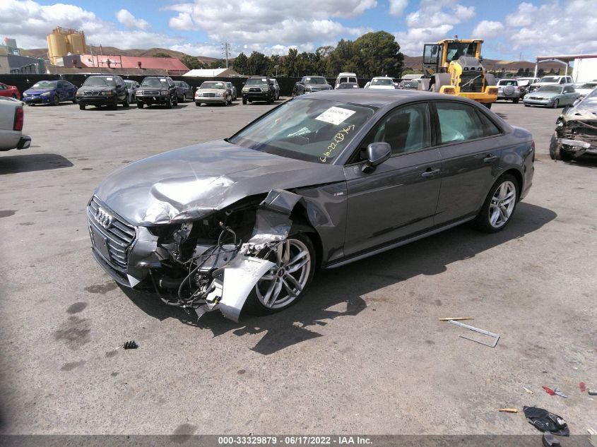 2017 AUDI A4 SEASON OF AUDI ULTRA WAUKMAF44HN038582