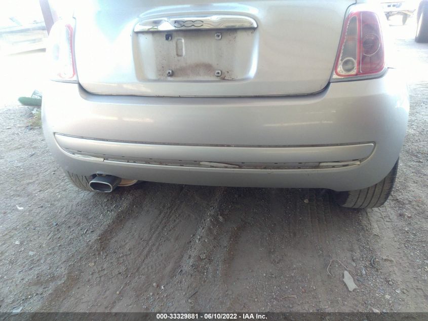 2013 FIAT 500 POP 3C3CFFAR6DT545967