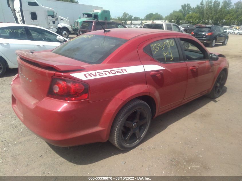 2013 DODGE AVENGER SE 1C3CDZAB6DN726108