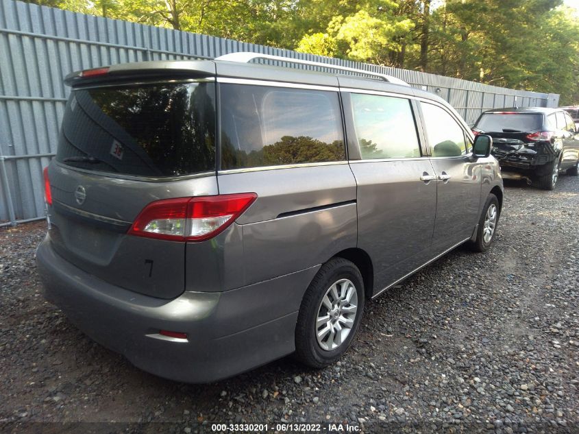 2014 NISSAN QUEST S JN8AE2KP8E9105923