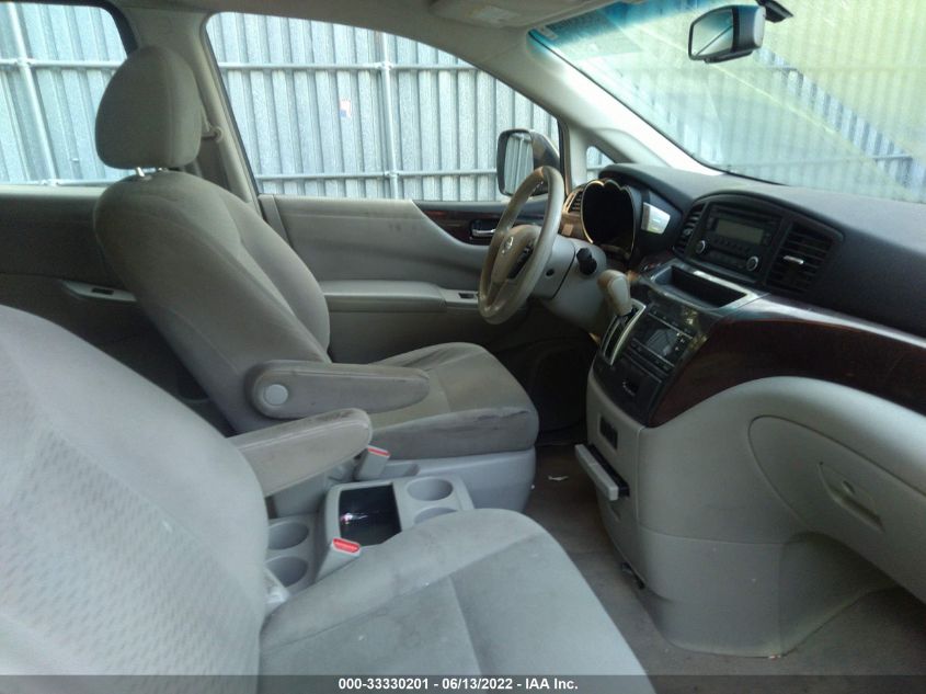 2014 NISSAN QUEST S JN8AE2KP8E9105923