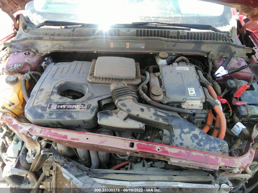 2019 FORD FUSION HYBRID SE 3FA6P0LU9KR188482