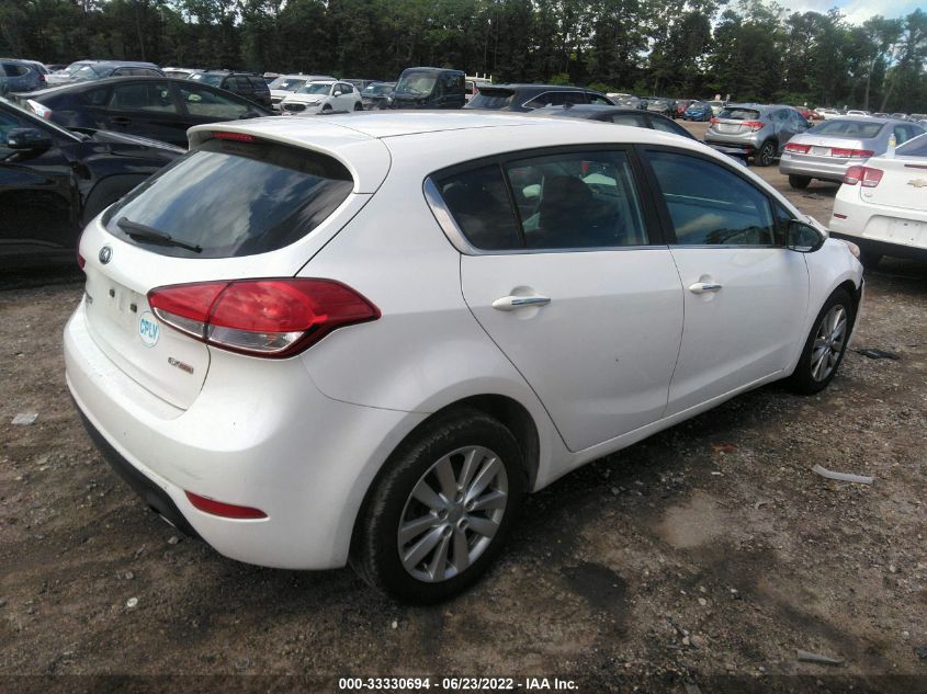 2014 KIA FORTE 5-DOOR EX KNAFX5A87E5206933