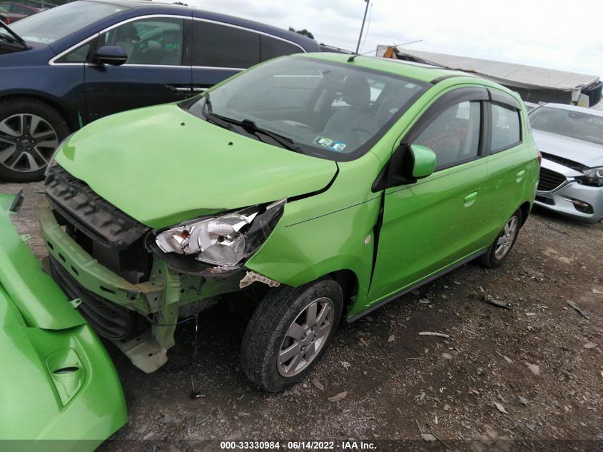 2014 MITSUBISHI MIRAGE ES ML32A4HJ4EH006762