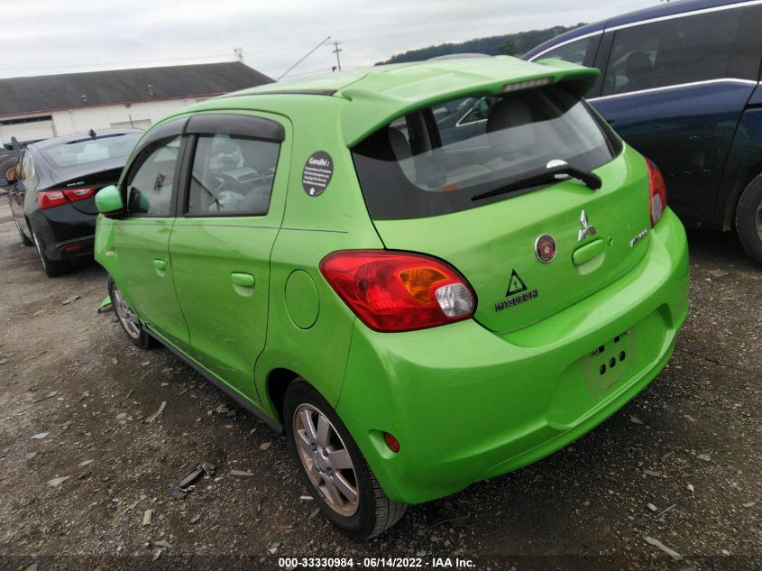 2014 MITSUBISHI MIRAGE ES ML32A4HJ4EH006762