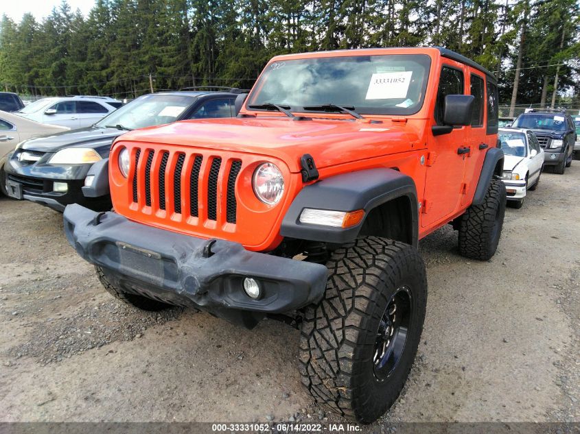 2018 JEEP WRANGLER UNLIMITED SPORT S 1C4HJXDN0JW207775