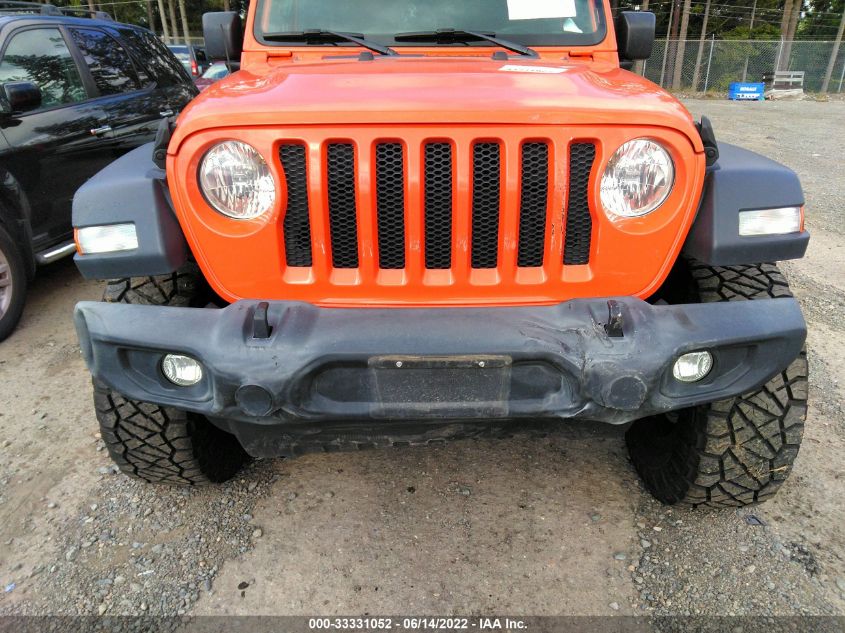 2018 JEEP WRANGLER UNLIMITED SPORT S 1C4HJXDN0JW207775