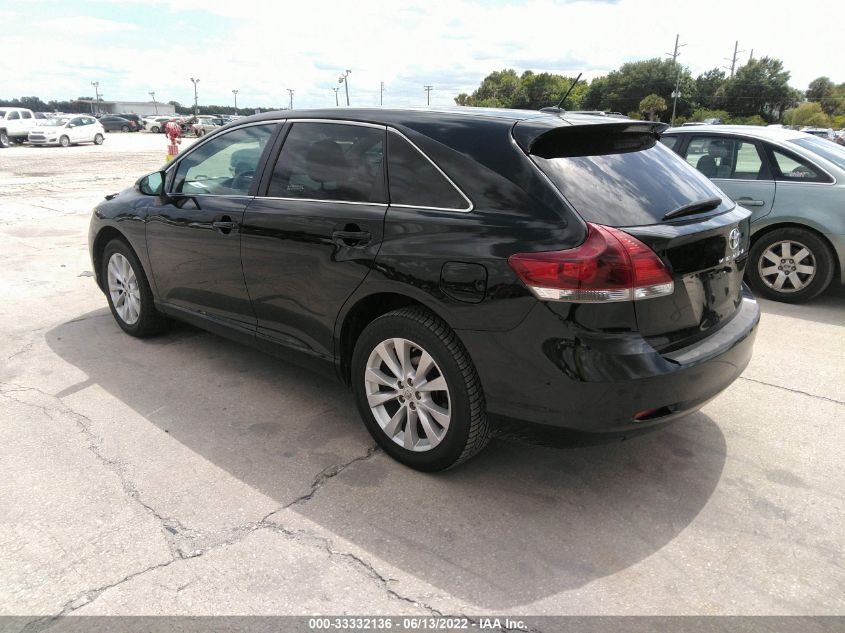 2013 TOYOTA VENZA LE/XLE 4T3ZA3BB9DU079285