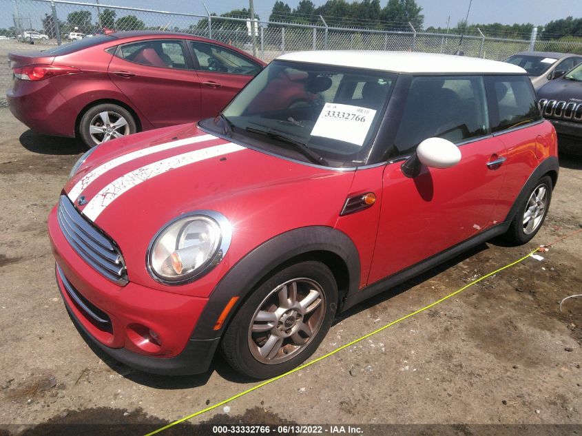 2013 MINI COOPER HARDTOP WMWSU3C57DT687999