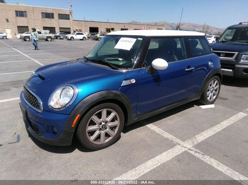 2013 MINI COOPER HARDTOP S WMWSV3C58DT391595